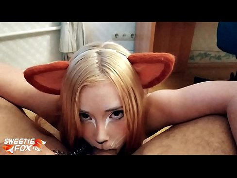 ❤️ Кицунэ глытае член і канчае ў рот ☑ Анал відэа у нас ❌❤